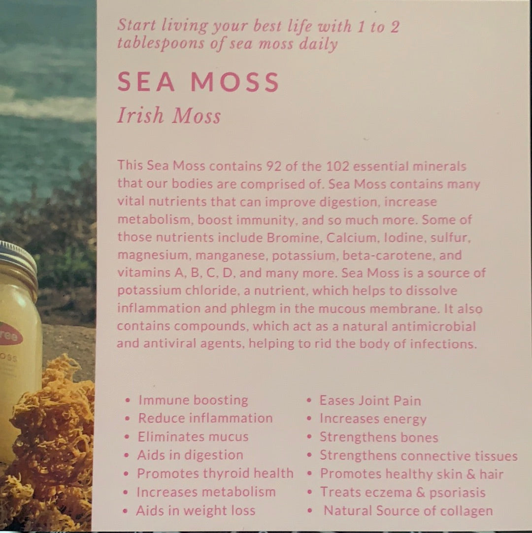 Sea Moss:  Irish Moss (Plain)