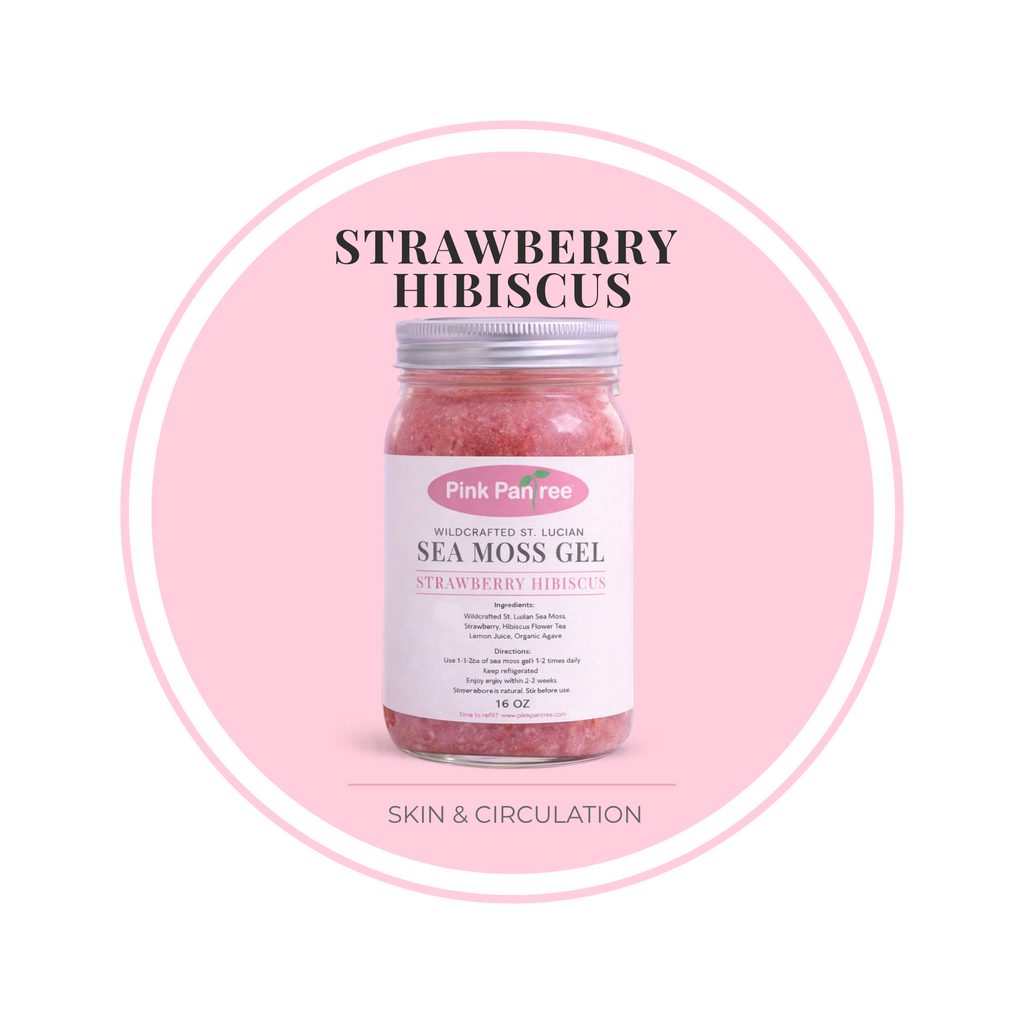 Sea Moss: Strawberry Hibiscus