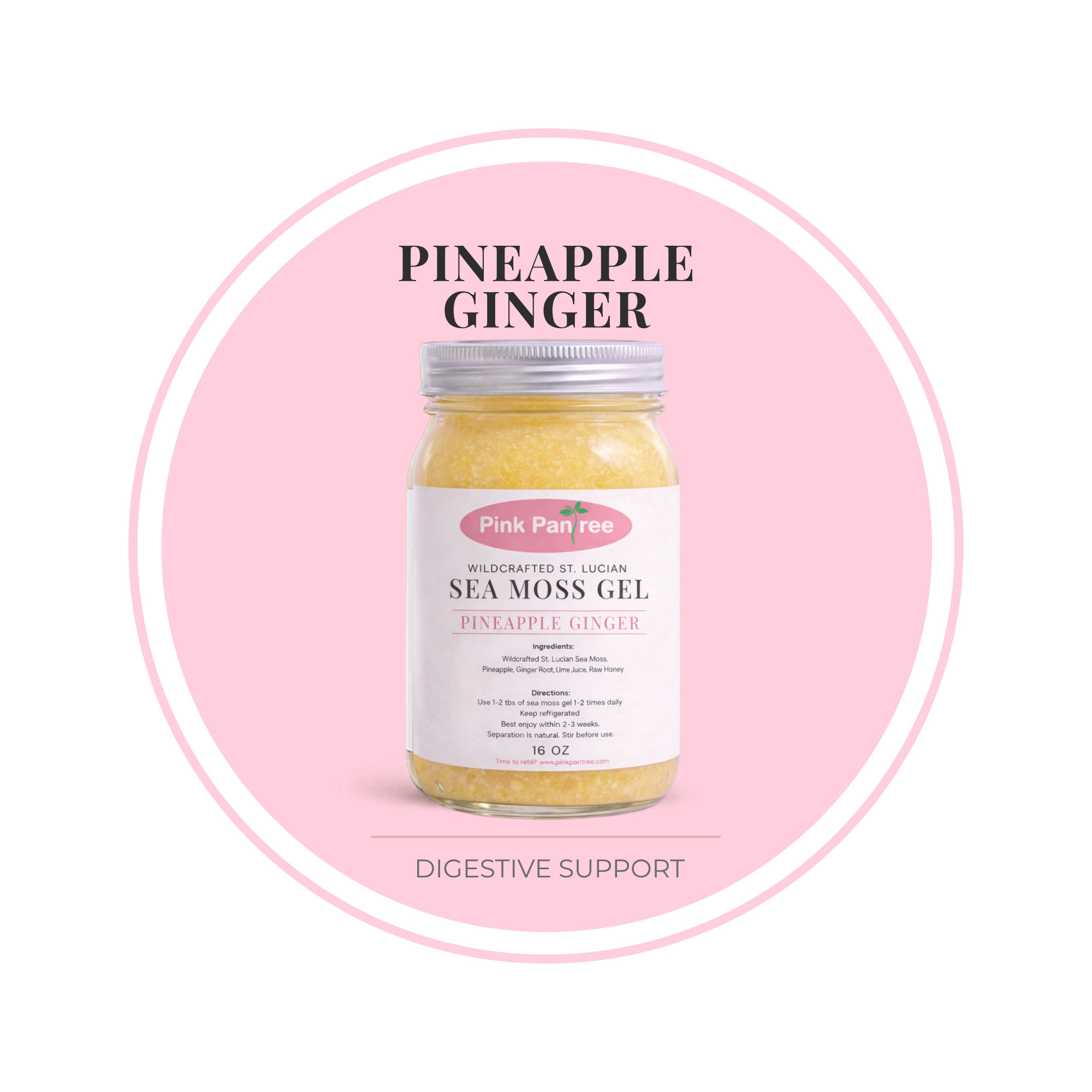 Sea Moss: Pineapple Ginger