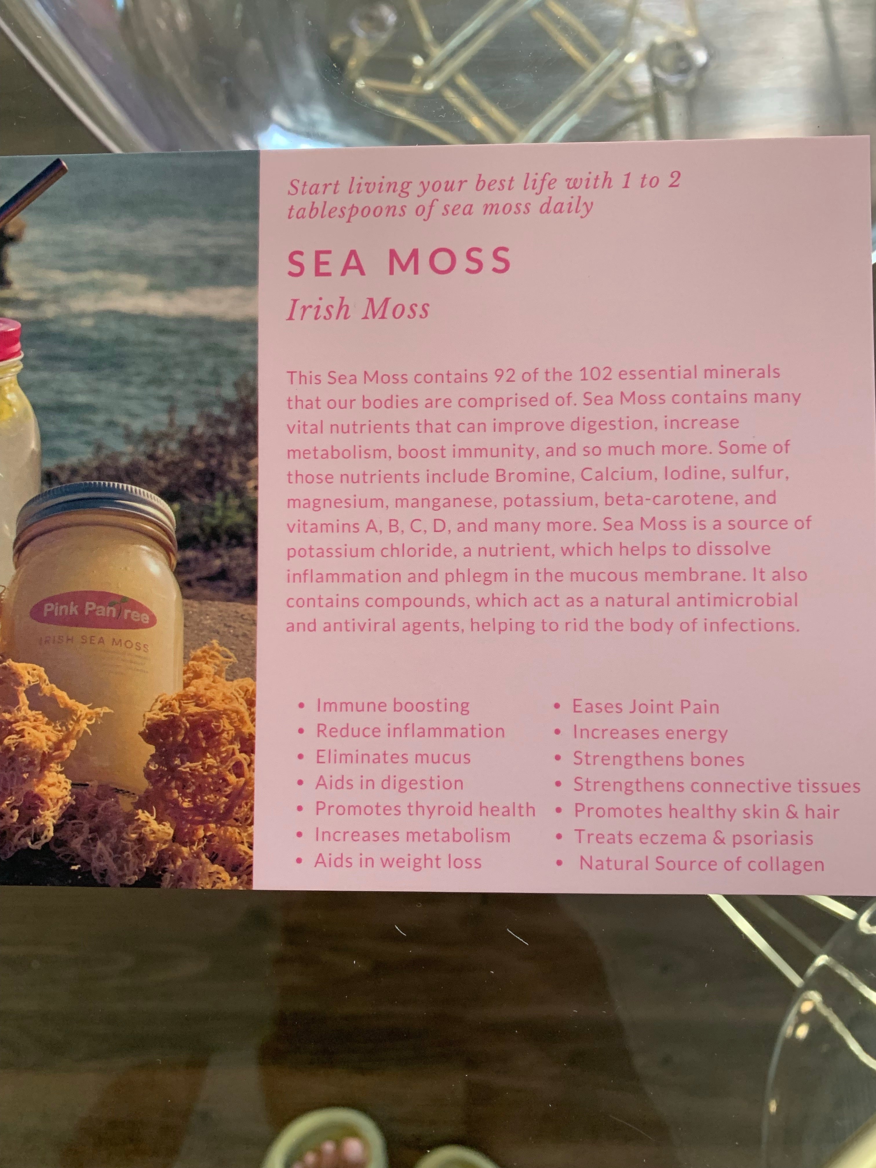 Sea Moss: Elderberry
