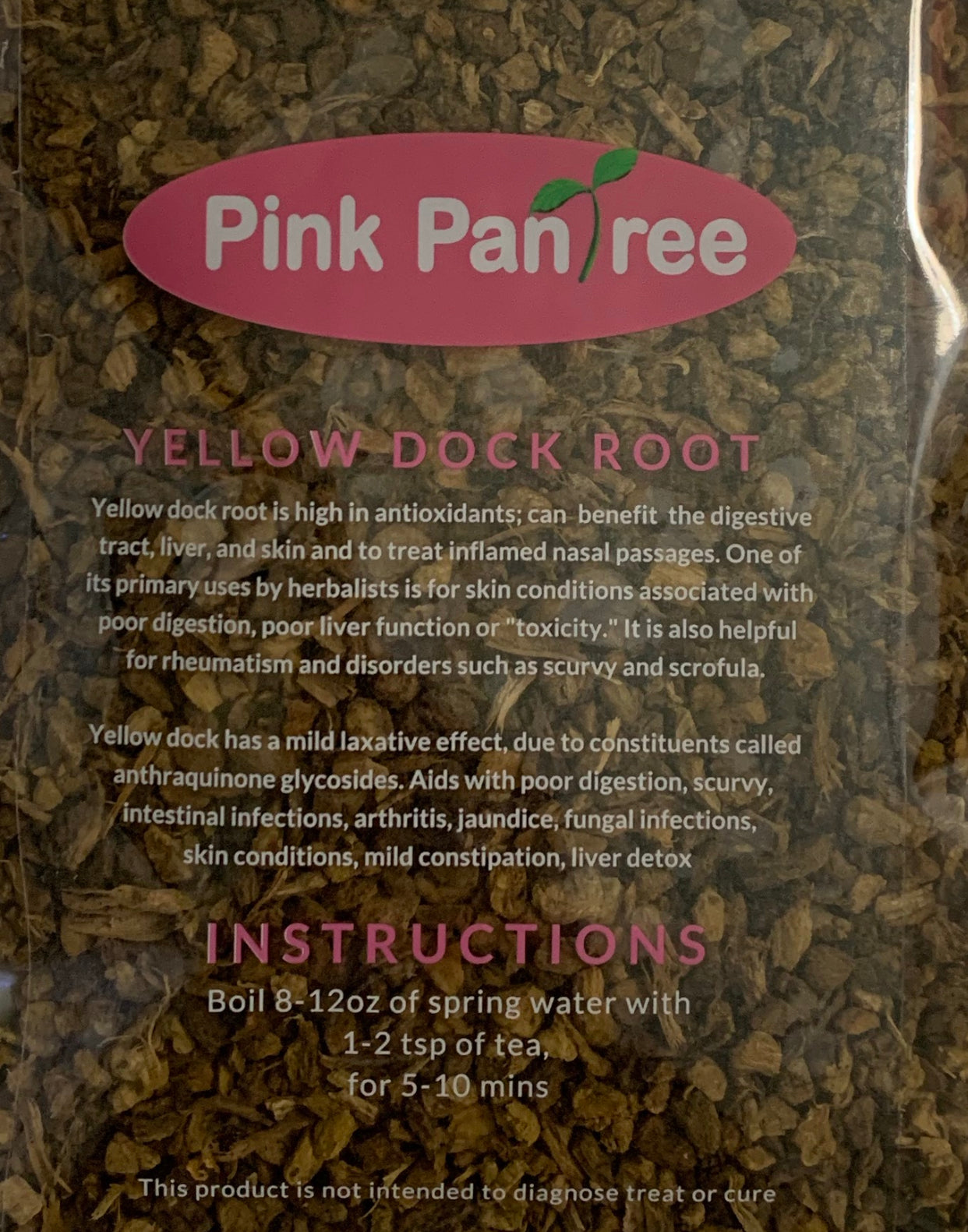 Organic Wildcrafted Yellow Dock Root